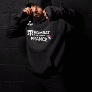 Collaboration Kombat Taekwondo France Hoodie JIXS PERFORMANCE