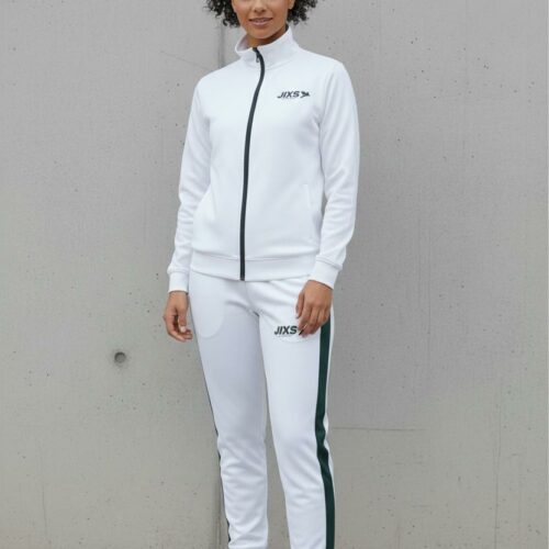 JIXS Tracksuit Pro Femme Blanc Vert V2
