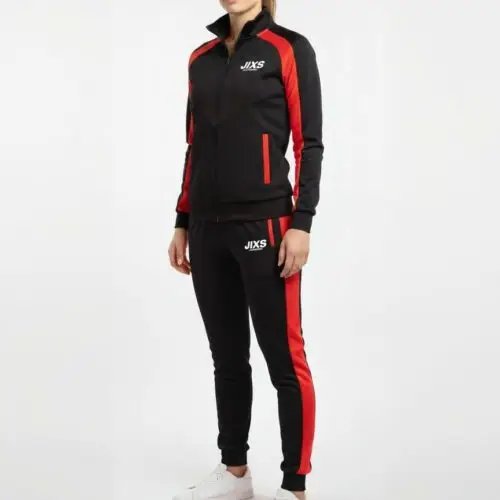 ensemble-survetement-femme-noir-rouge-jixs-1.jpg JIXS Tracksuit Elite Femme