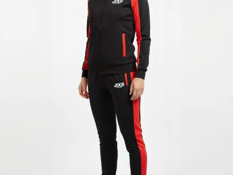 ensemble-survetement-femme-noir-rouge-jixs-1.jpg JIXS Tracksuit Elite Femme