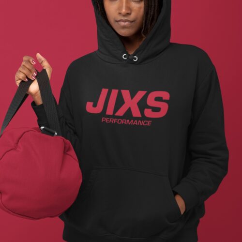 JIXS Bold Hoodie Femme Noir