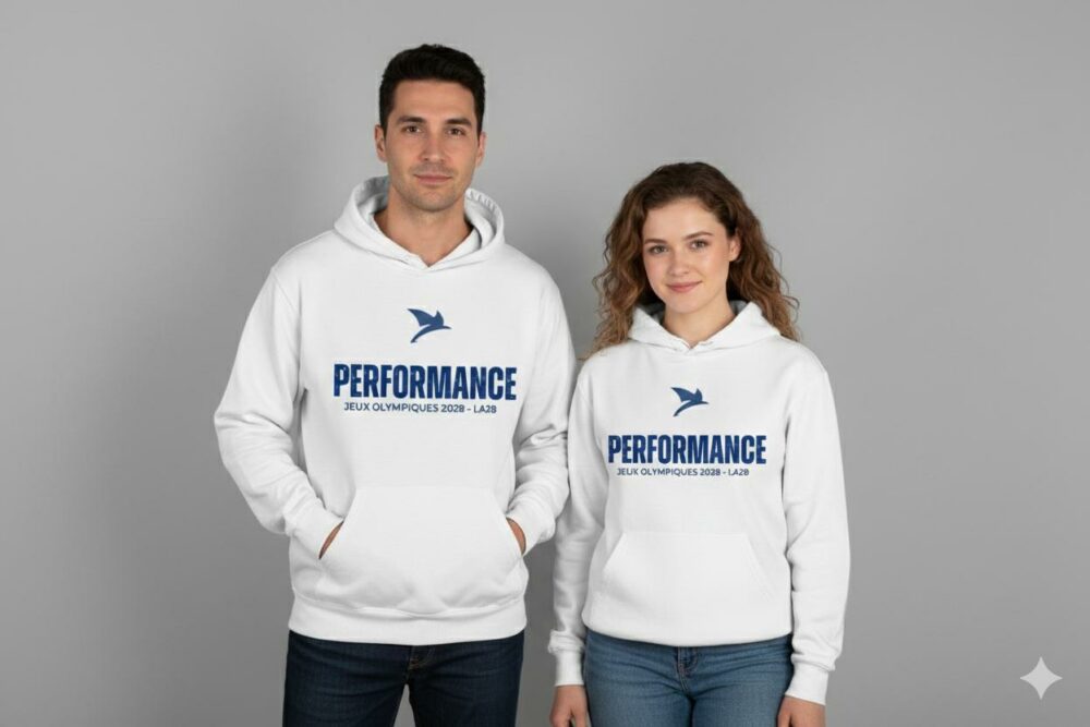 Pack duo sweat à capuche sport JIXS Performance — édition spéciale Jeux Olympiques 2028 LA28