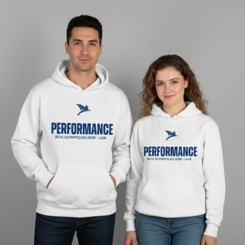 Pack duo sweat à capuche sport JIXS Performance — édition spéciale Jeux Olympiques 2028 LA28