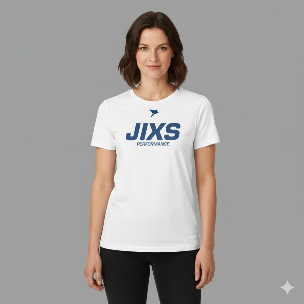 JIXS Bold Tee Femme Blanc