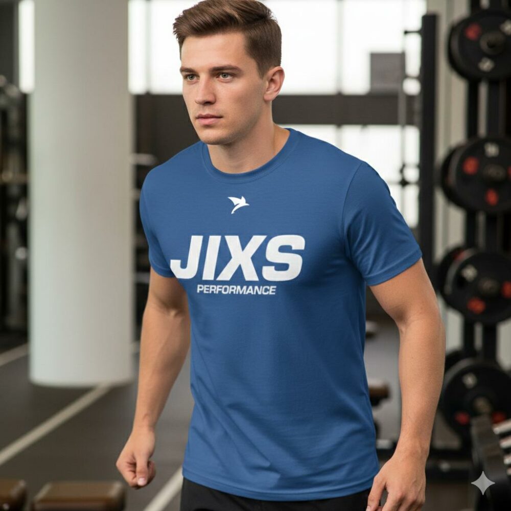 JIXS Bold Tee Homme Bleu Royal