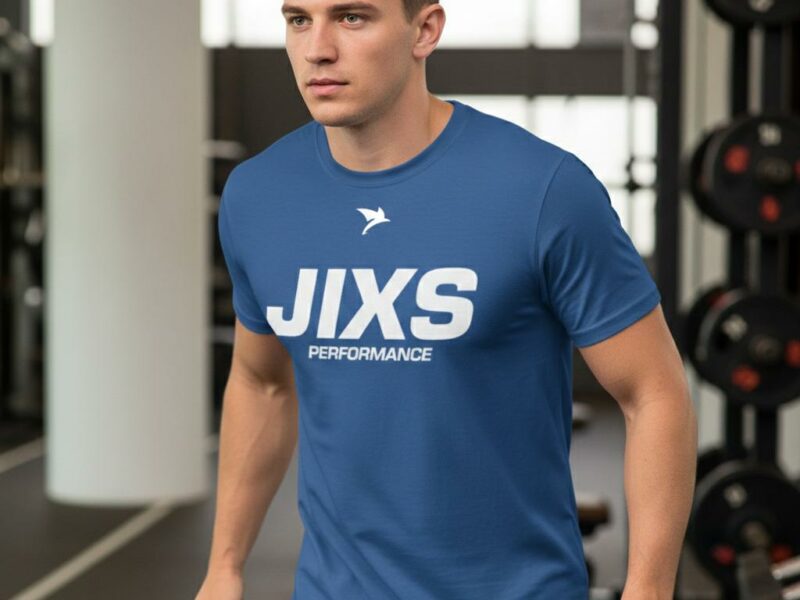 JIXS Bold Tee Homme Bleu Royal
